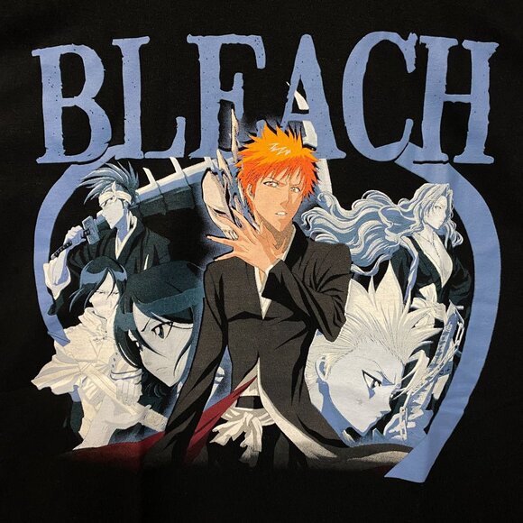 Bleach Ichigo Kurosaki Bankai and Hollow Mask Anime Graphic Design T-Shirt M - Picture 2 of 5